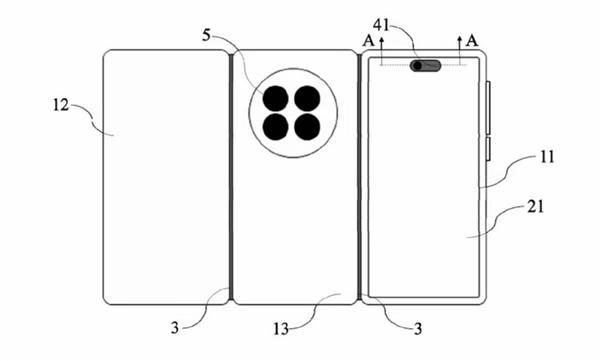 Lộ diện ảnh dựng Huawei Mate XT2: Gập ba hình chữ U