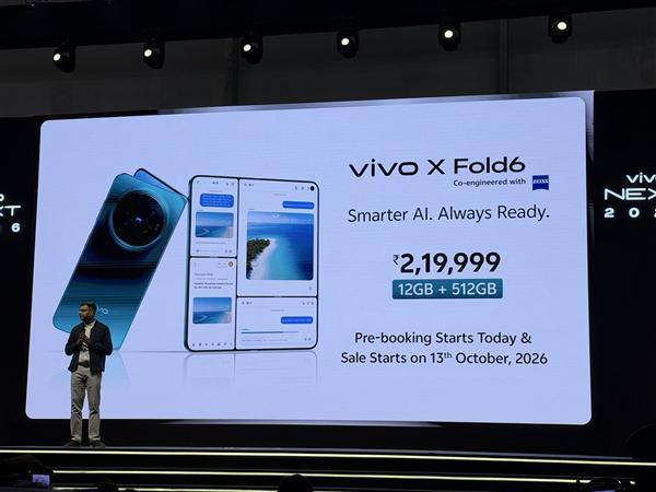 vivo X Fold6 ra mắt quốc tế tại Ấn Độ với giá bán hơn 60 triệu đồng 